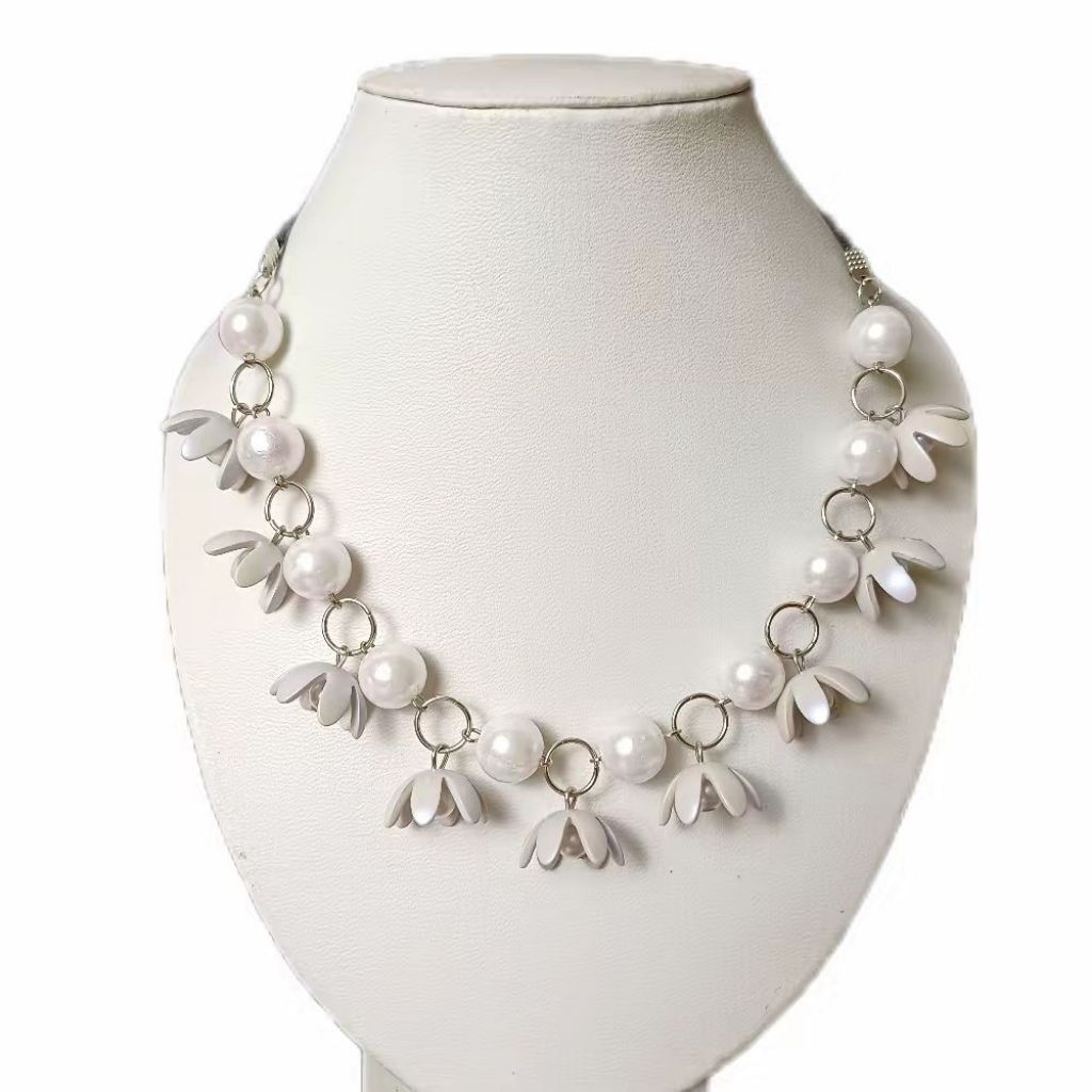 kalung wanita simple kalung wanita mutiara aksesoris fashion