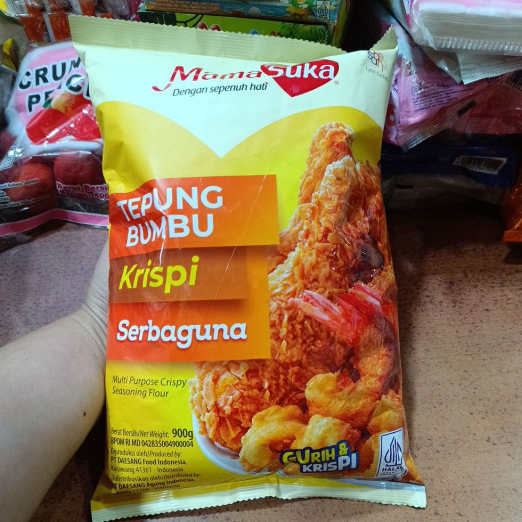 

Tepung goreng krispi, tepung mama suka ukuran 1kg