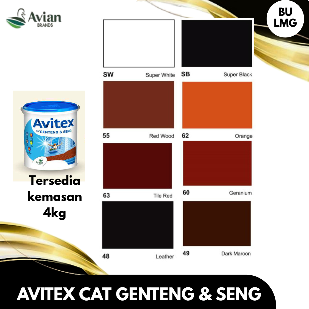 Avitex Cat Genteng || Avitex Cat Atap Seng [Avitex Cat Genteng & Seng]