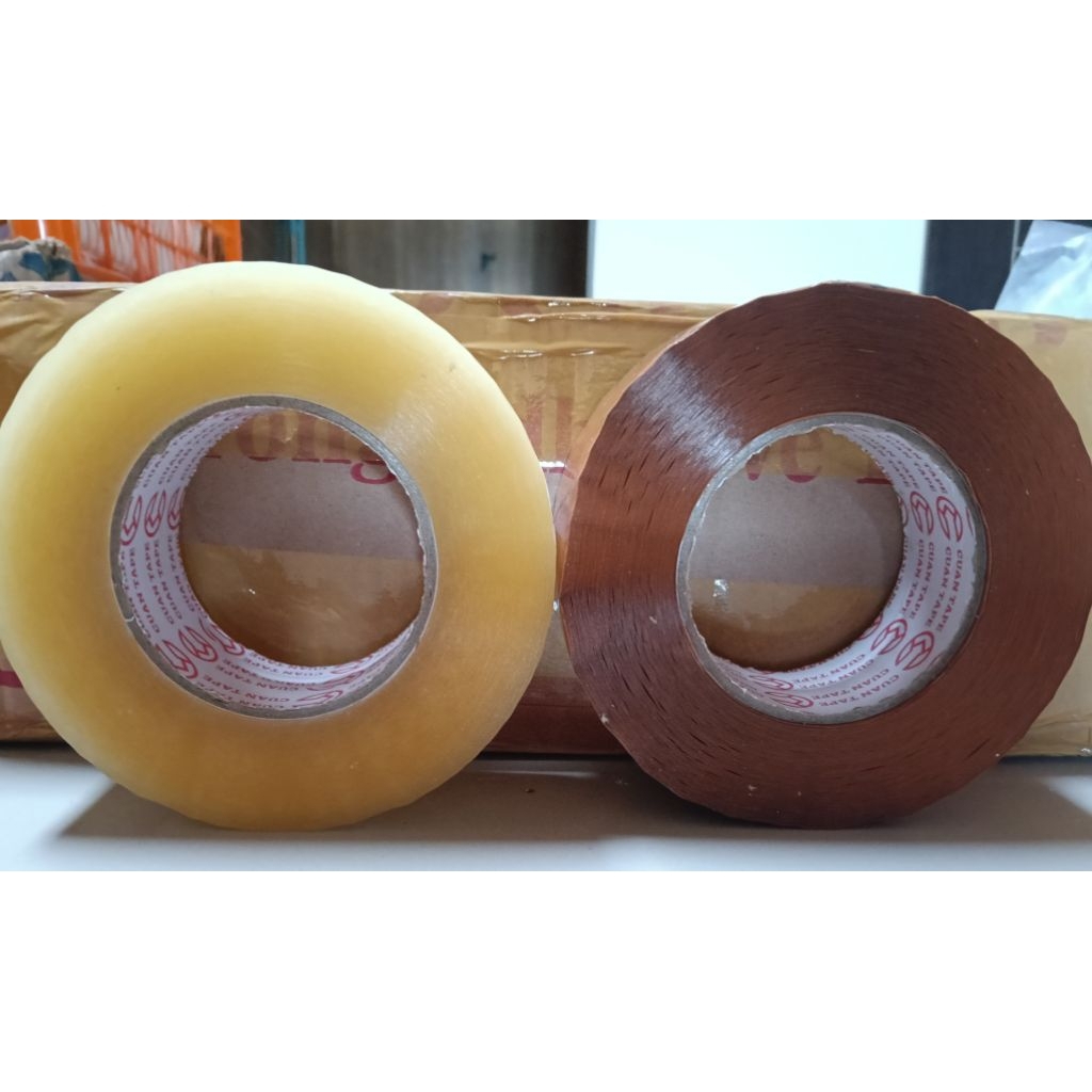 

LAKBAN JUMBO 500 YARD ECONOMIS EKONOMIS LAKBAN BENING COKLAT 500 YARD MURAH