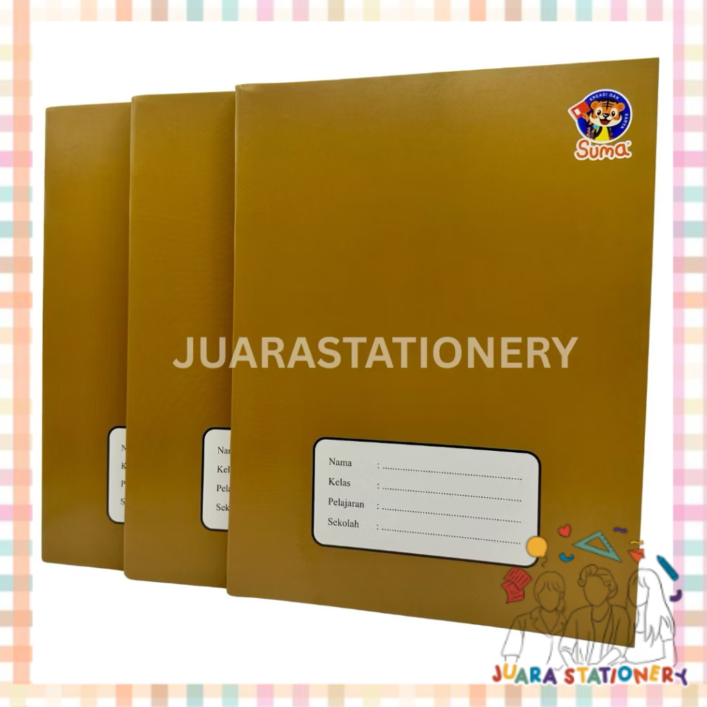 

(1526) Buku Tulis Suma 38 Lembar Sampul Coklat SATUAN / Buku Sekolah Buku Tulis