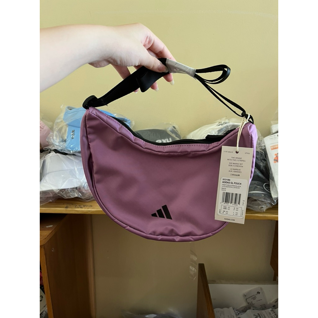 ADIDAS ORIGINAL GL Pouch/Tas Selempang Ungu