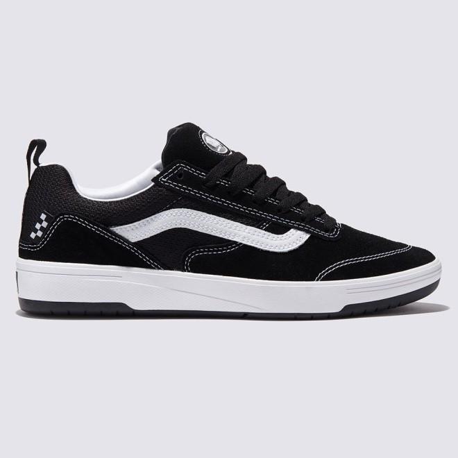 VANS ZAHBA SKATE BLACK BLACK WHITE ORIGINAL RESMI