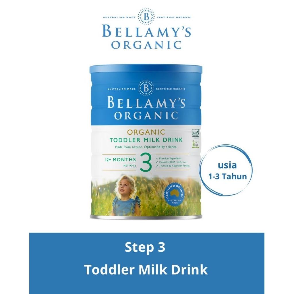 Bellamy's Organic Step 3 Toddler Milk Drink  900g