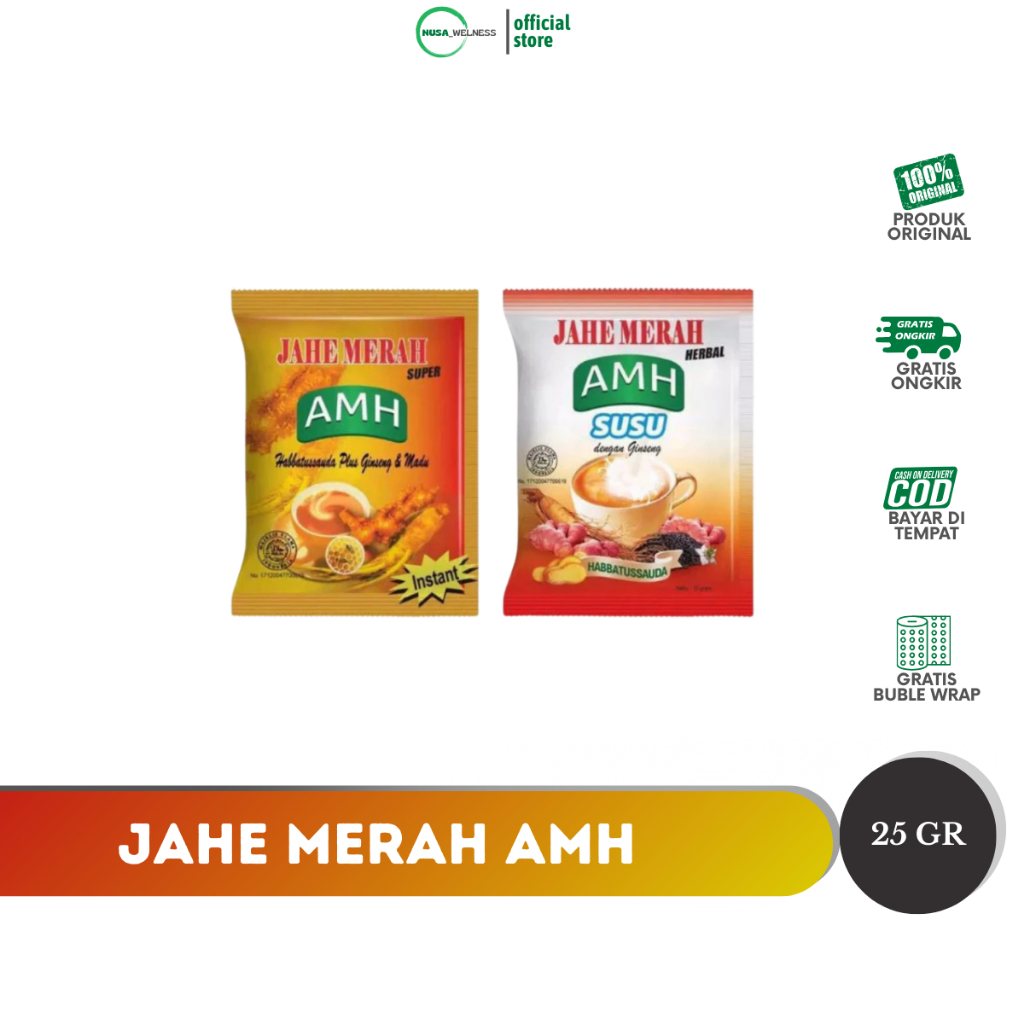 

JAHE MERAH AMH | JAHE MERAH SUSU AMH ORIGINAL 10 SACHET | hangatkan tubuh & jaga imun | susu jahe merah khas AMH | cocok untuk segala usia | original 100% | bisa COD