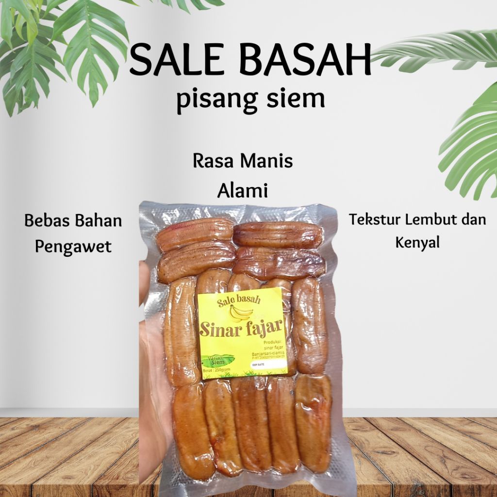 

Sale Basah Pisang Ambon & Siem – Manis Alami, Lembut, Siap Santap