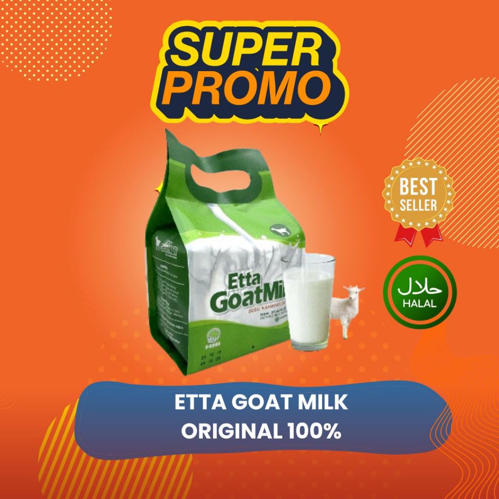 

Susu Kambing Etawa Etta Goatmilk Bubuk Tinggi Protein Bagus untuk Diet Sehat