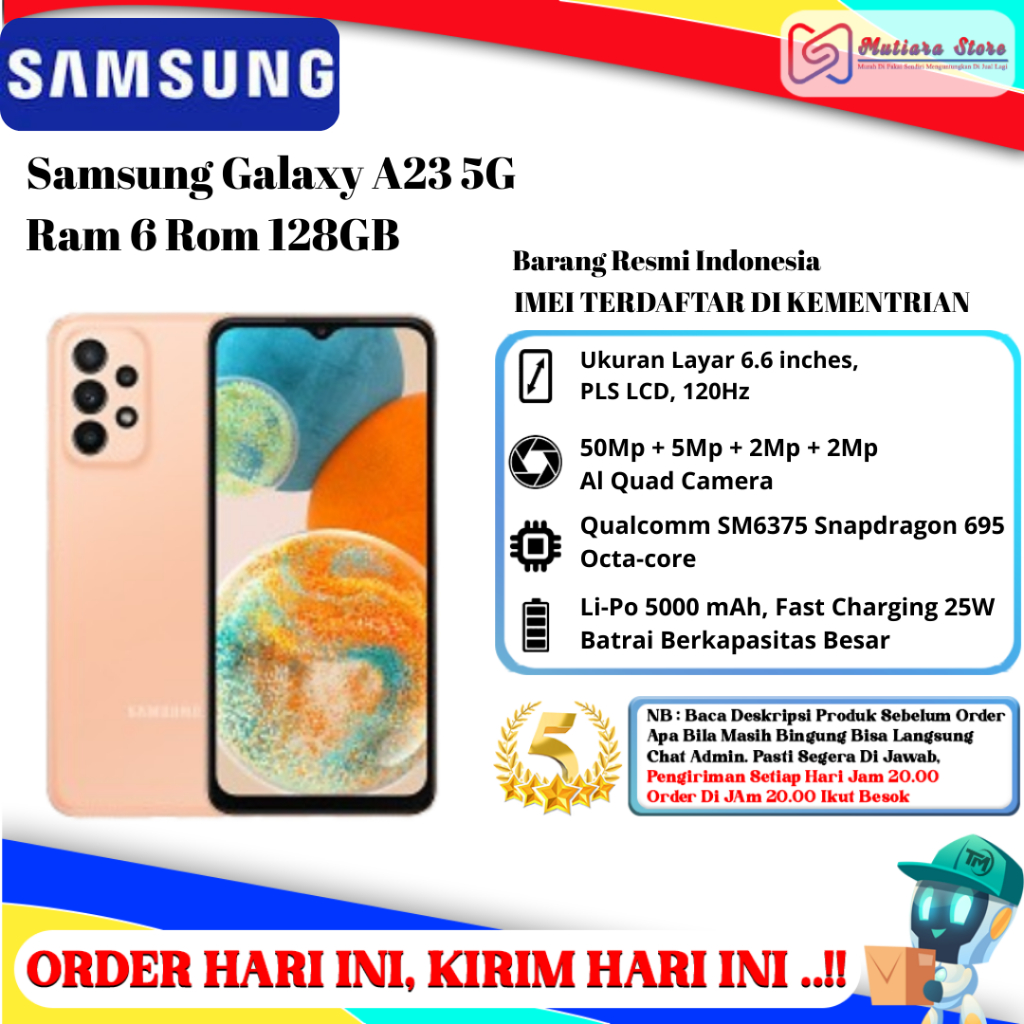 Samsung A23 5G Ram 6/128GB | Ram 8/128GB