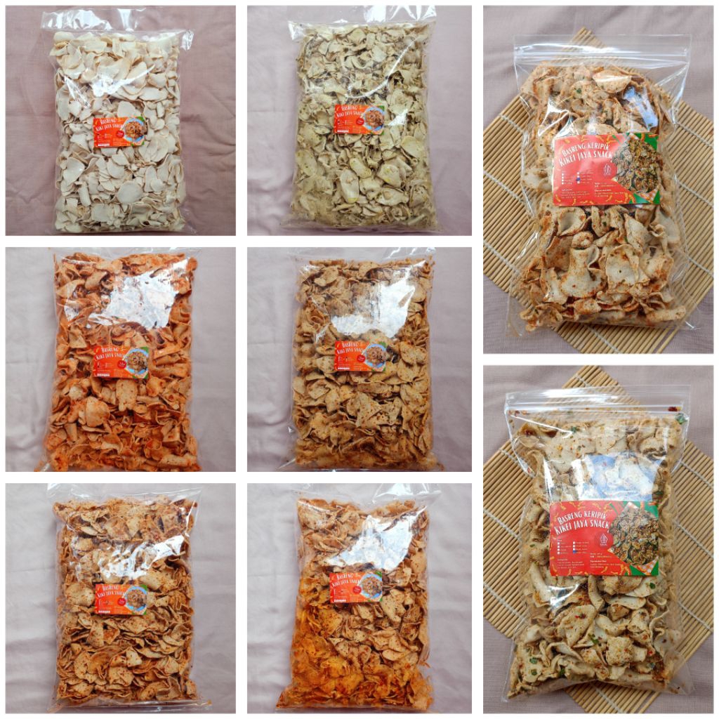 

1 KG - BASRENG KERIPIK 8 VARIAN RASA || BY KIKEI JAYA SNACK