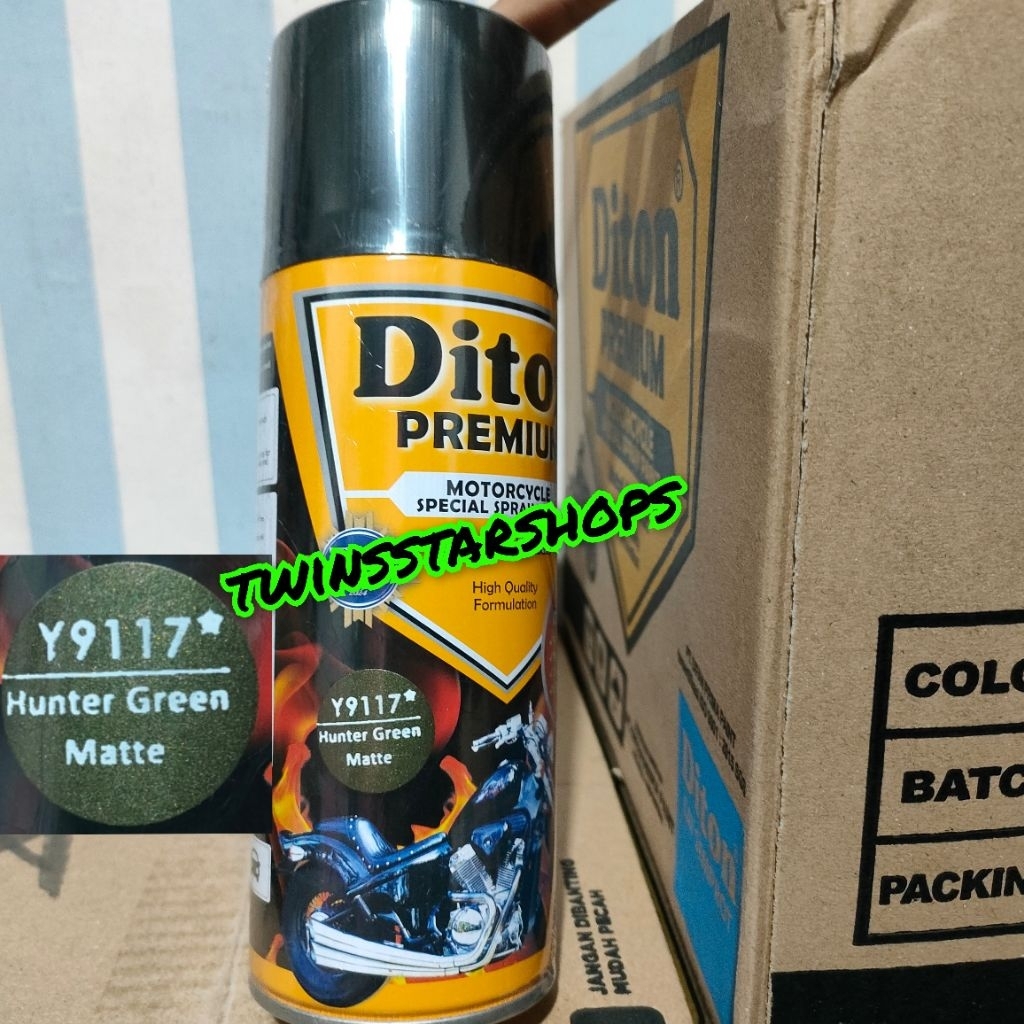 Pilok Pilox Pylox Cat Diton Premium Hunter Green Matte 9117 Hijau Doff Dop Y9117 400cc
