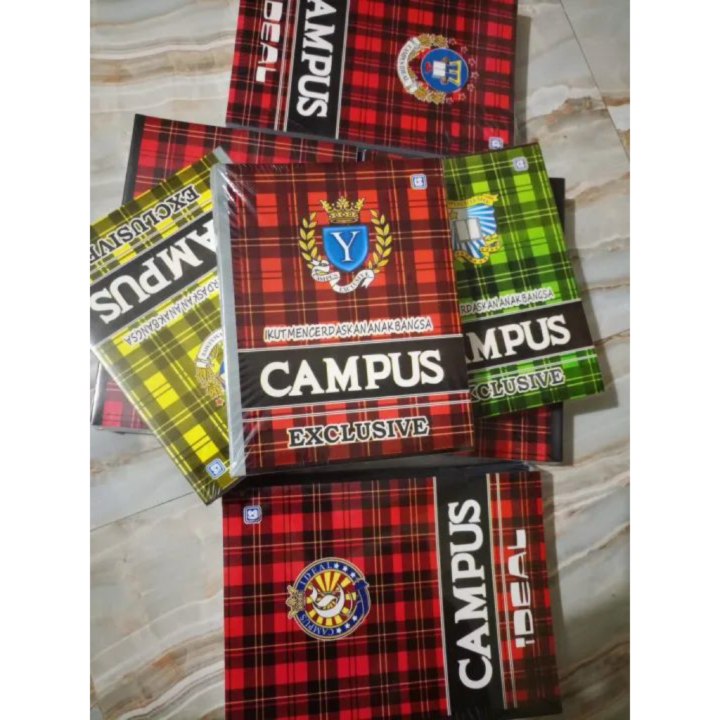 

buku tulis campus 1pak isi 10 buku 38-50 lembar buku anak sekolah
