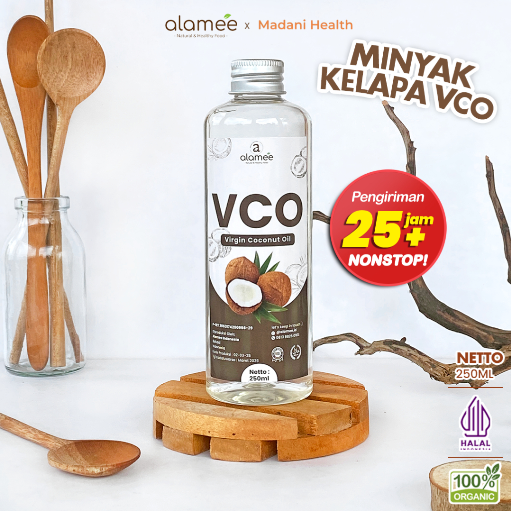 

ALAMEE Virgin Coconut Oil Minyak Kelapa Murni Extra VCO Asli Dapat Diminum Organik Masak Minum