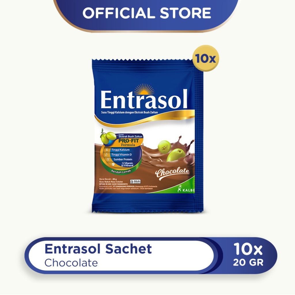 

Entrasol Sachet rasa Coklat 20gr | Entrasol susu tinggi kalsium