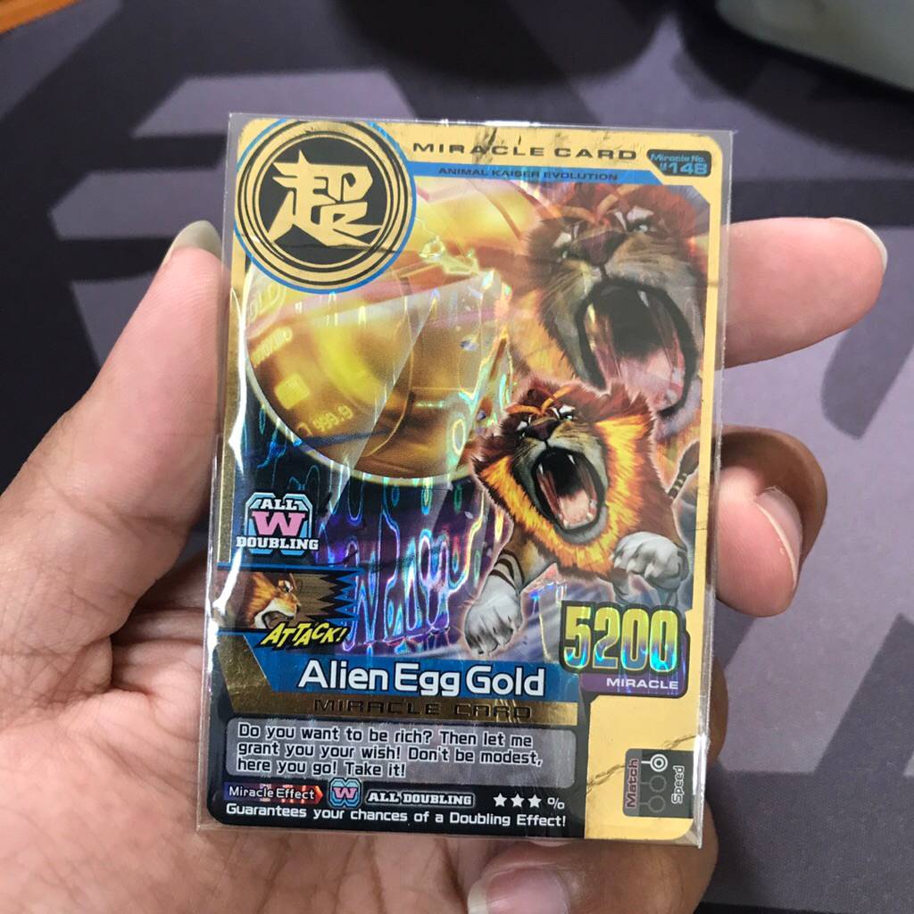 animal kaiser alien egg gold evo 6 ori