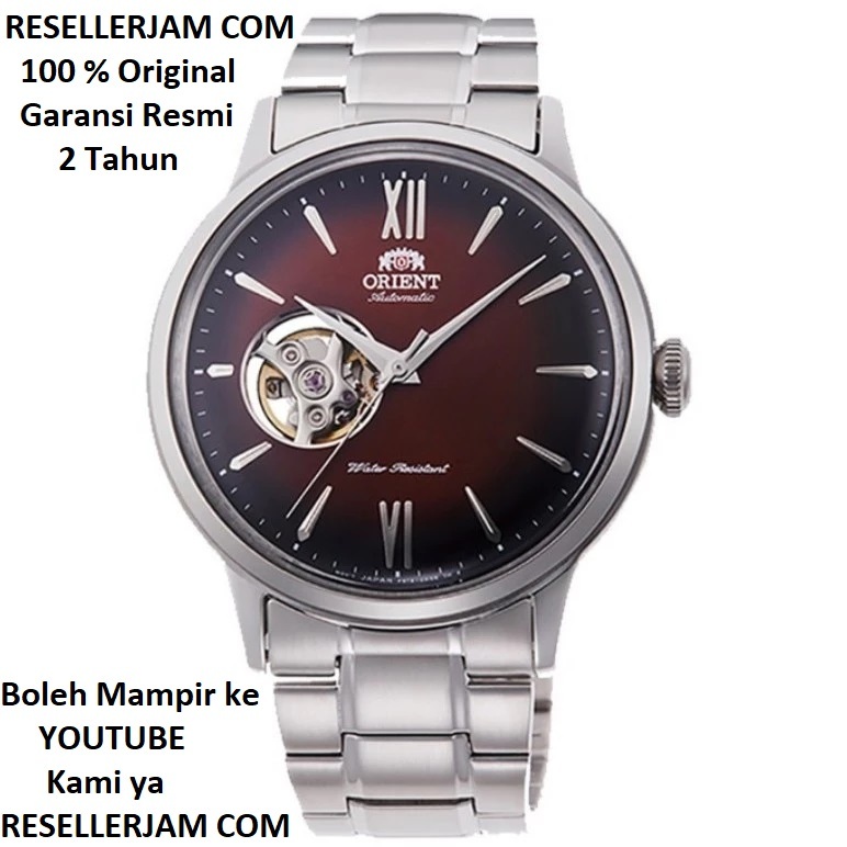Jam Tangan Orient RA-AG0027Y10B Bambino Open heart Automatic Orient RA-AG0027Y Original Garansi Resm