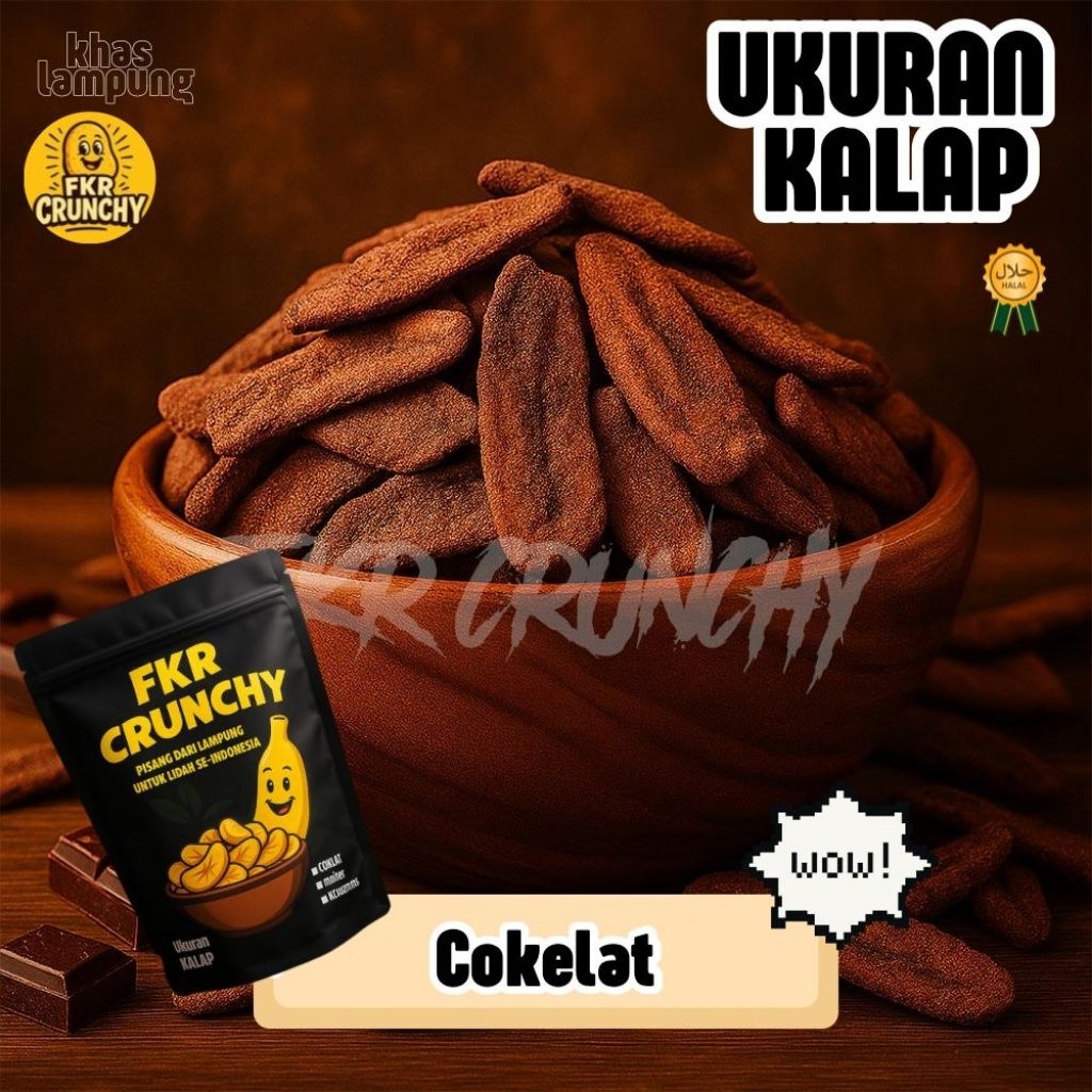 

Keripik Pisang Cokelat FKR CRUNCHY – Snack Manis, Renyah Kekinian Oleh-Oleh Lampung