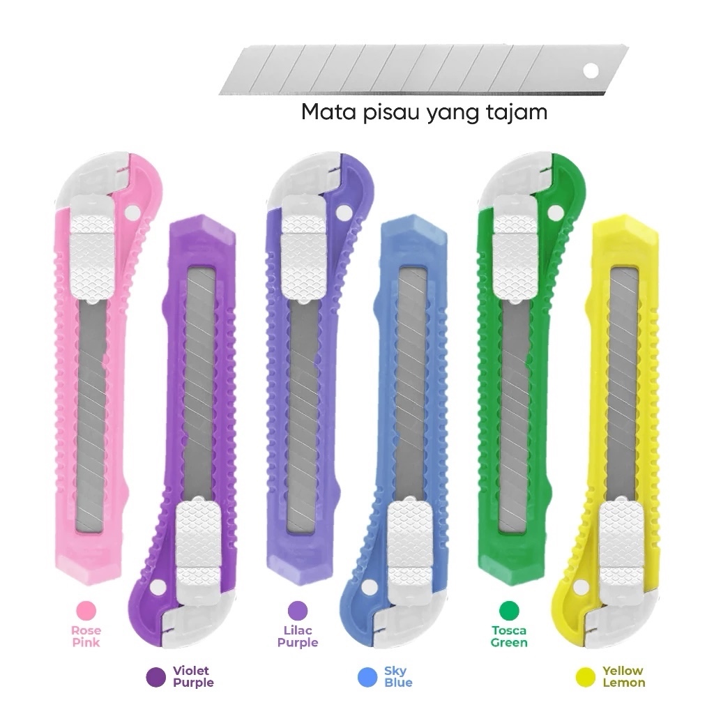 

Kater Paper Cutter Colorfull Pastel Series Pisau Kertas Tajam