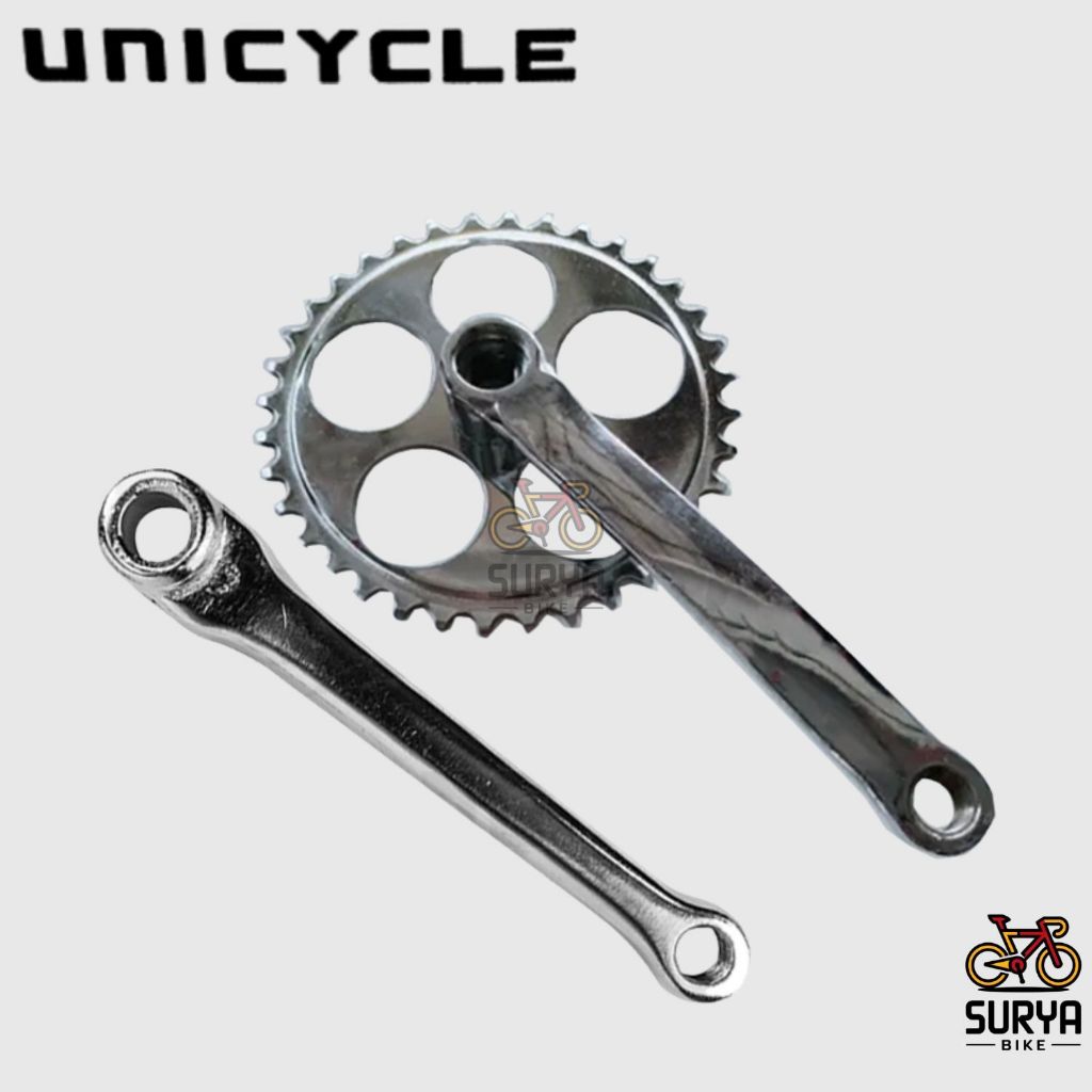 Crank Unicycle Single Speed 36T Gir Depan Sepeda Mini Onthel Fixie