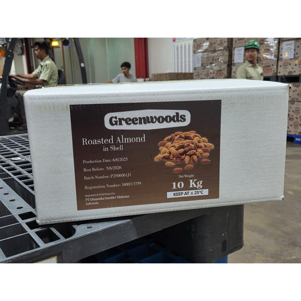 

Kacang Almond Panggang Rasa Susu 10kg Almond in Shell