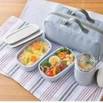 Thermos JEA 801 Vacum Insulated Soup Lunch Set 800 ml (Sky Blue)