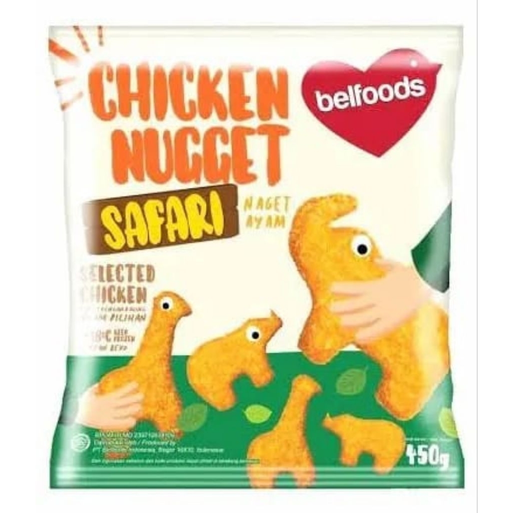 

Belfoods Chicken Nugget Safari 450g