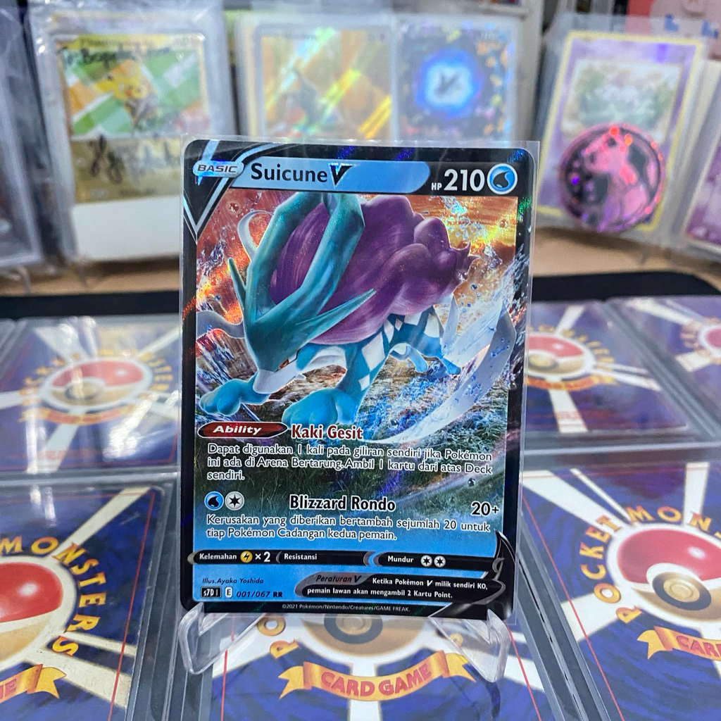 Suicune V 001/067 TCG Pokemon Indonesia