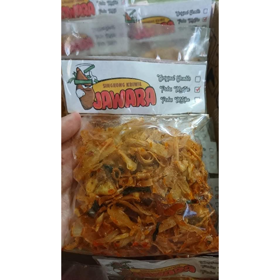 

Keripik Singkong Kriwil Jawara 60grm