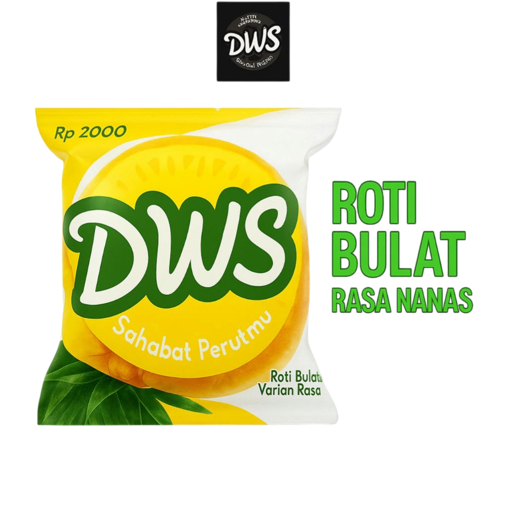

Roti DWS Rasa Nanas – Roti Isi Buah Rp2000, Snack Murah untuk Warung, Sekolah & Sarapan