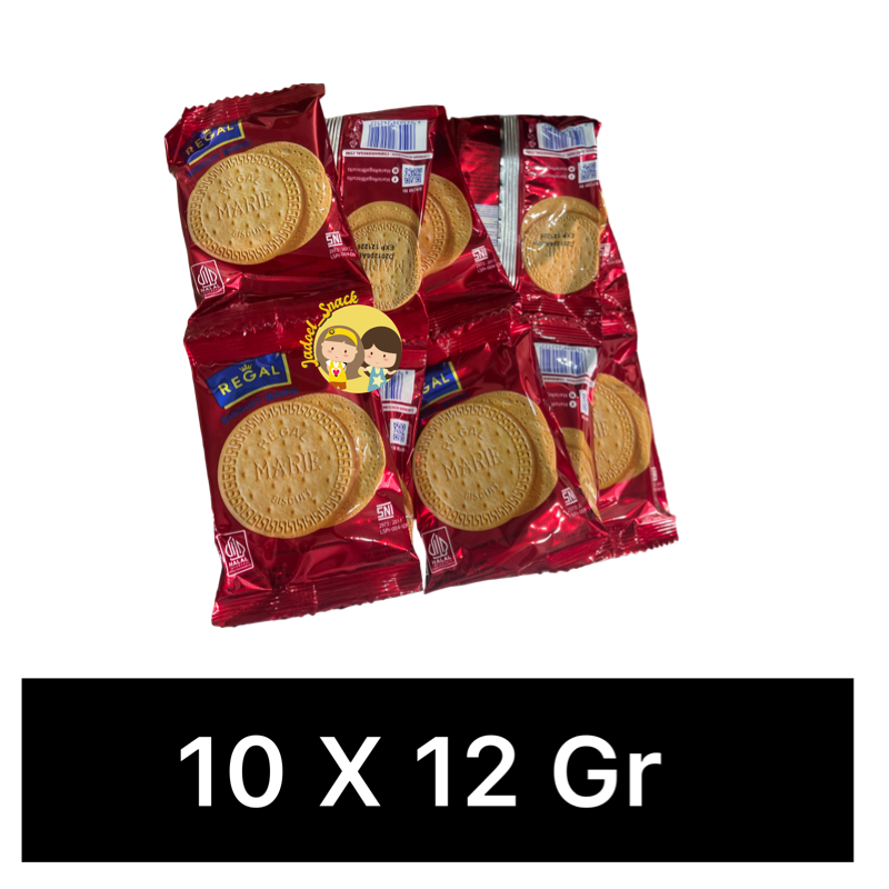 

Regal Biskuit Susu 10 X 12gr – Original Marie Biscuit Praktis & Bergizi I Cocok Untuk MPASI Anak I Cemilan Anak Lezat