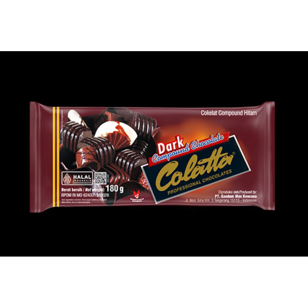 

colatta dark compound chocolate 180 gr