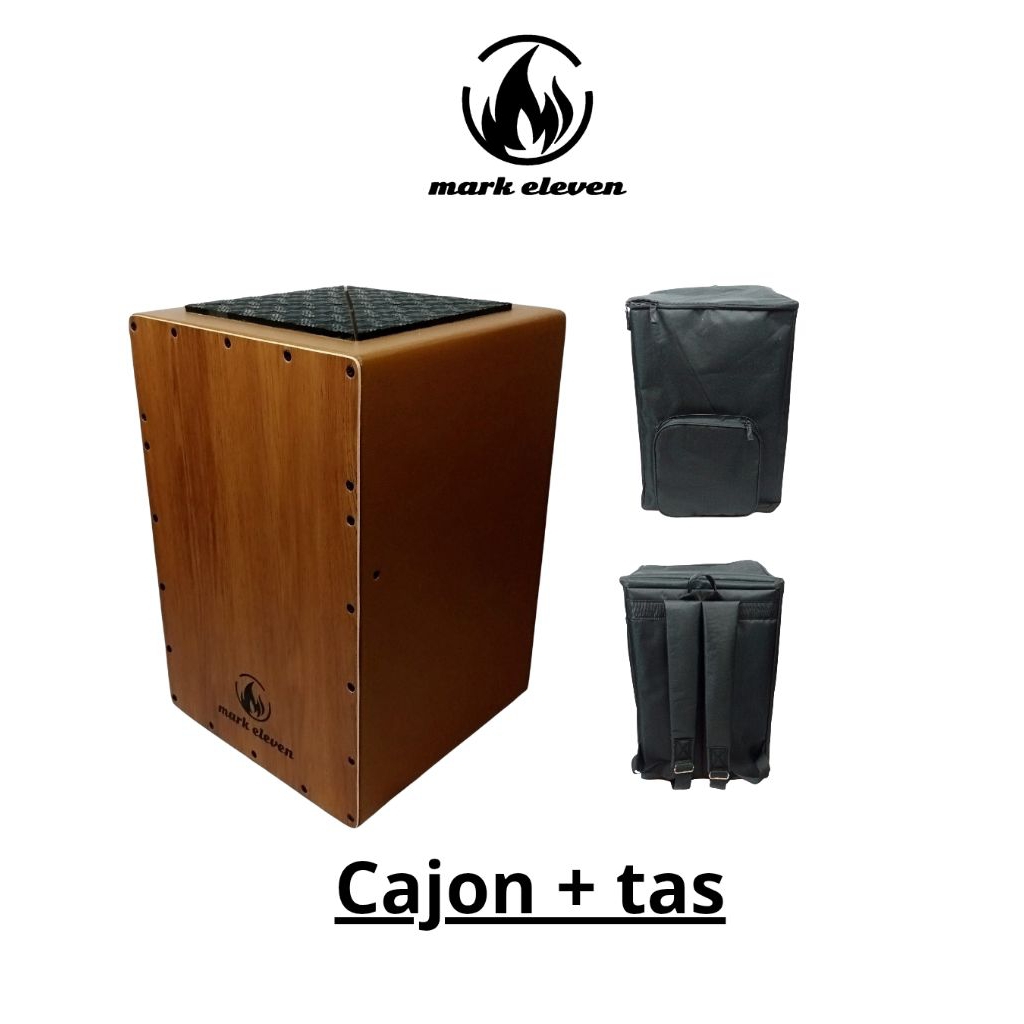 Cajon Akustik Drumbox kotak Free Tas Kahon Akustik mark eleven