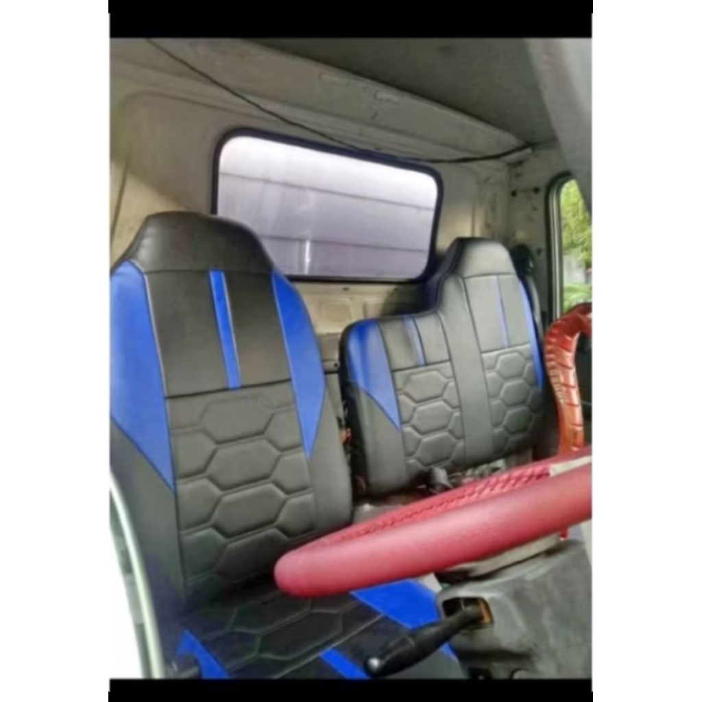 sarung jok/cover jok mobil traga..canter dll...(1set )