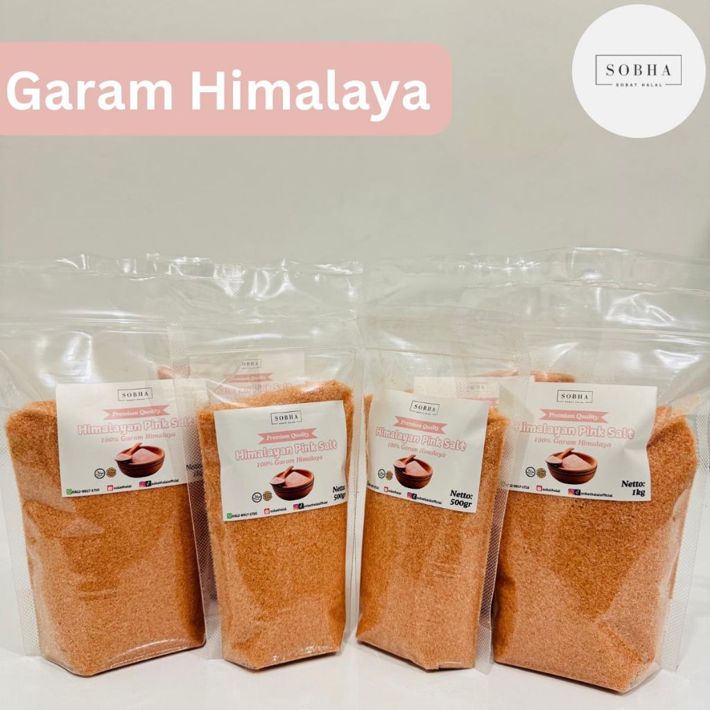 

Garam Himalaya Original 100% Premium Himalayan Pink Salt 1KG & 500GR
