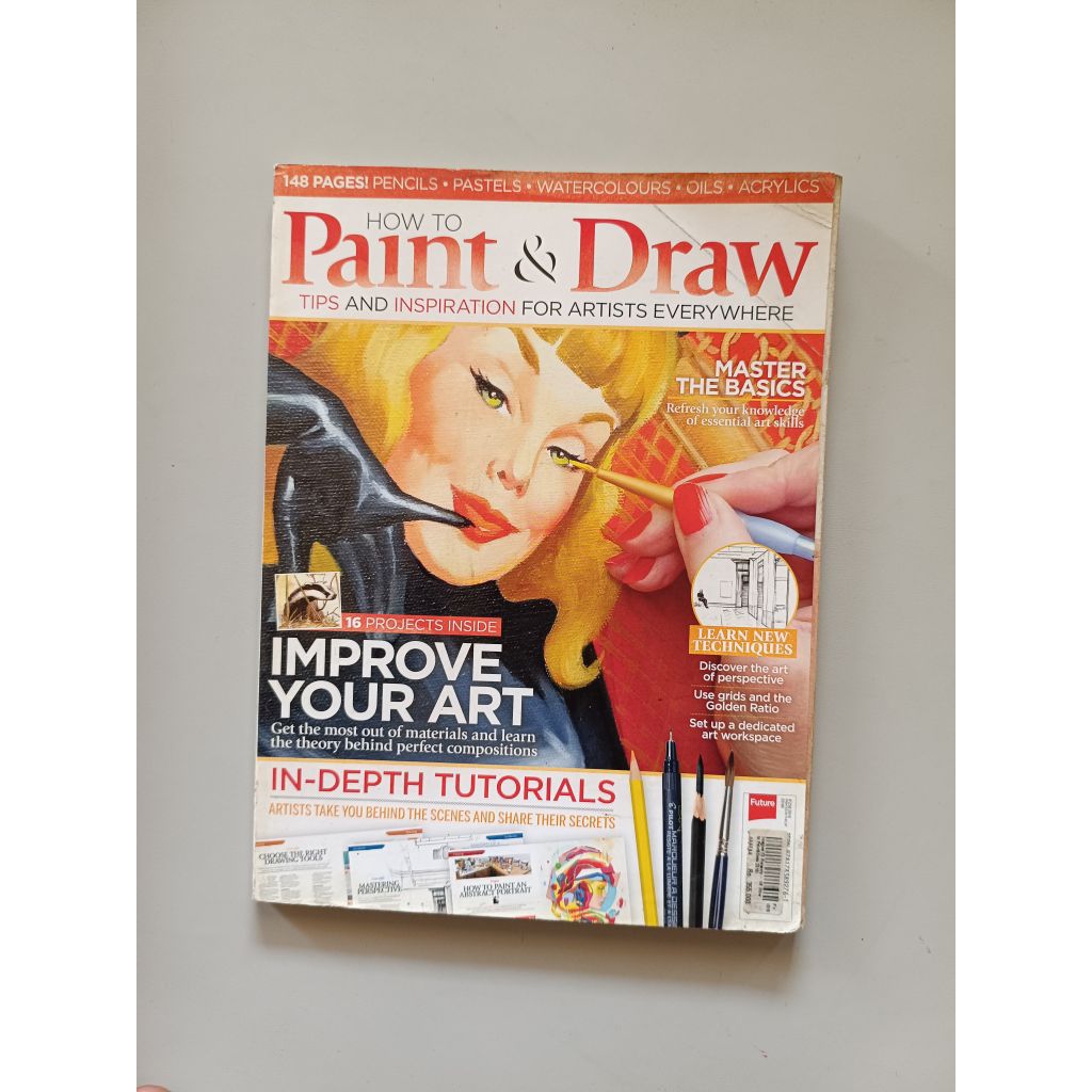 MAJALAH IMAGINE FX PRESENT UK HOW TO PAINT & DRAW 2016