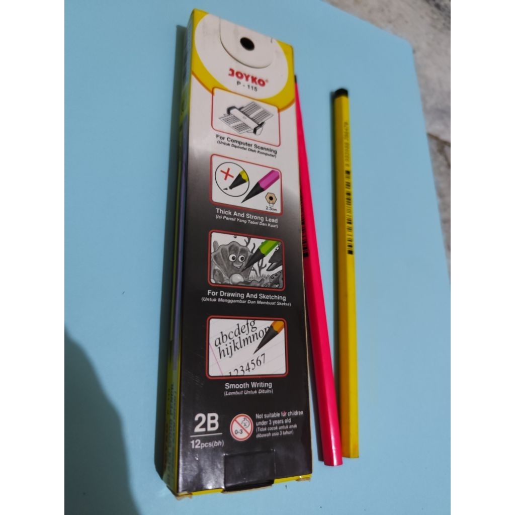 

PENCIL JOYKO P-115 (PENSIL KAYU HITAM)