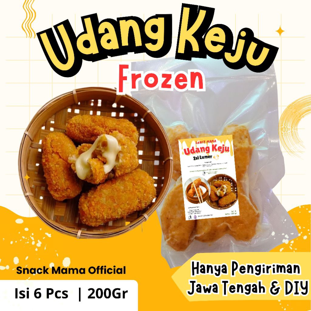 

Snack Mama - Udang Keju Frozen isi 6pcs