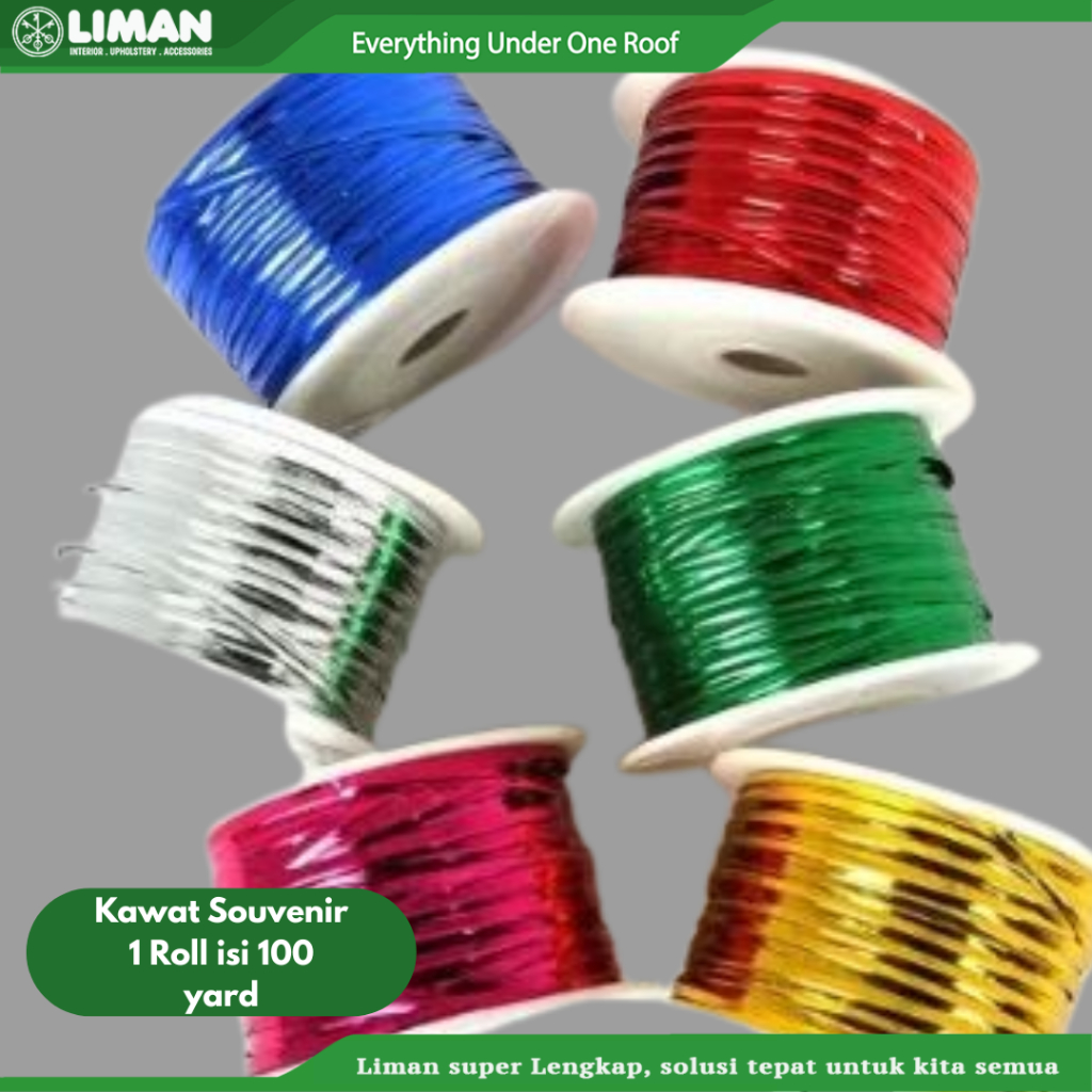 

Kawat Souvenir I Tali Sovenir 1 Roll isi 100yard
