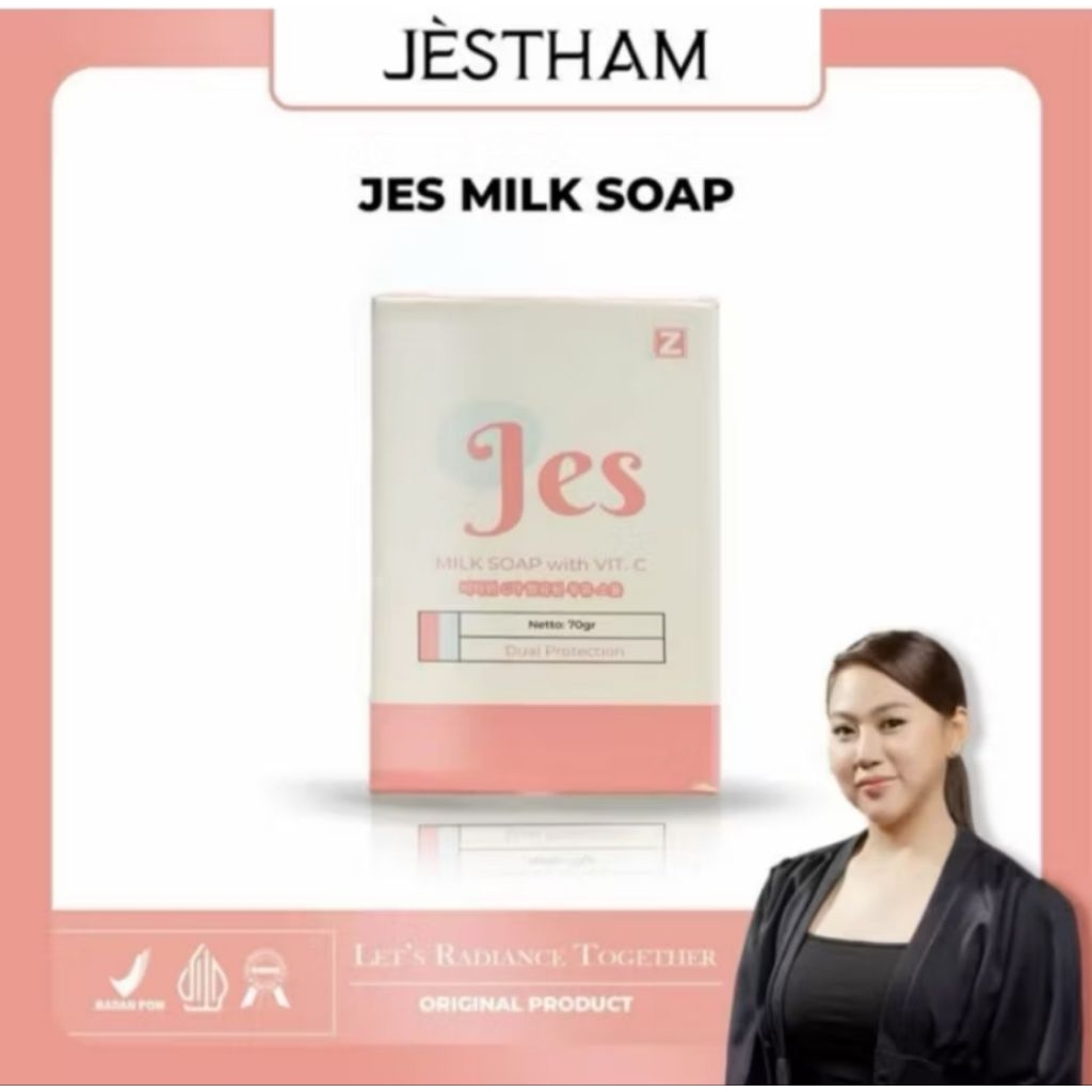 Jestham Milk Soap Inpuz (SI) - Mencerahkan Pencerah