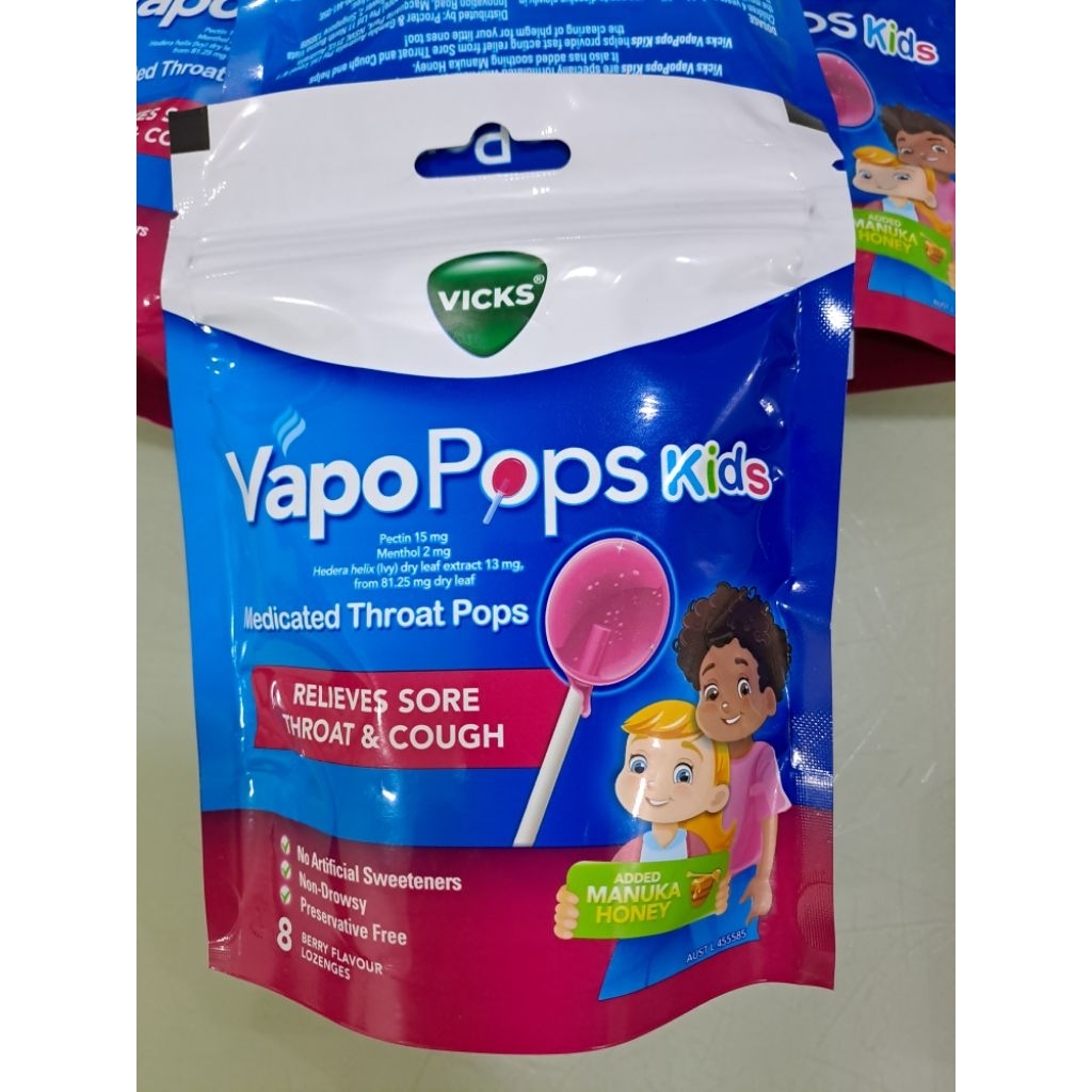 

PERMEN VICKS POPS KIDS