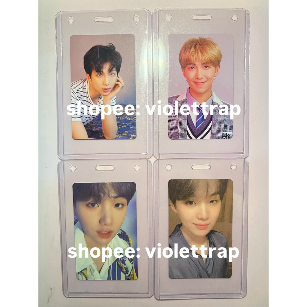 BTS OFFICIAL PHOTOCARD RM SUGA LOVE YOURSELF TEAR ANSWER MAP OF THE SOUL PERSONA