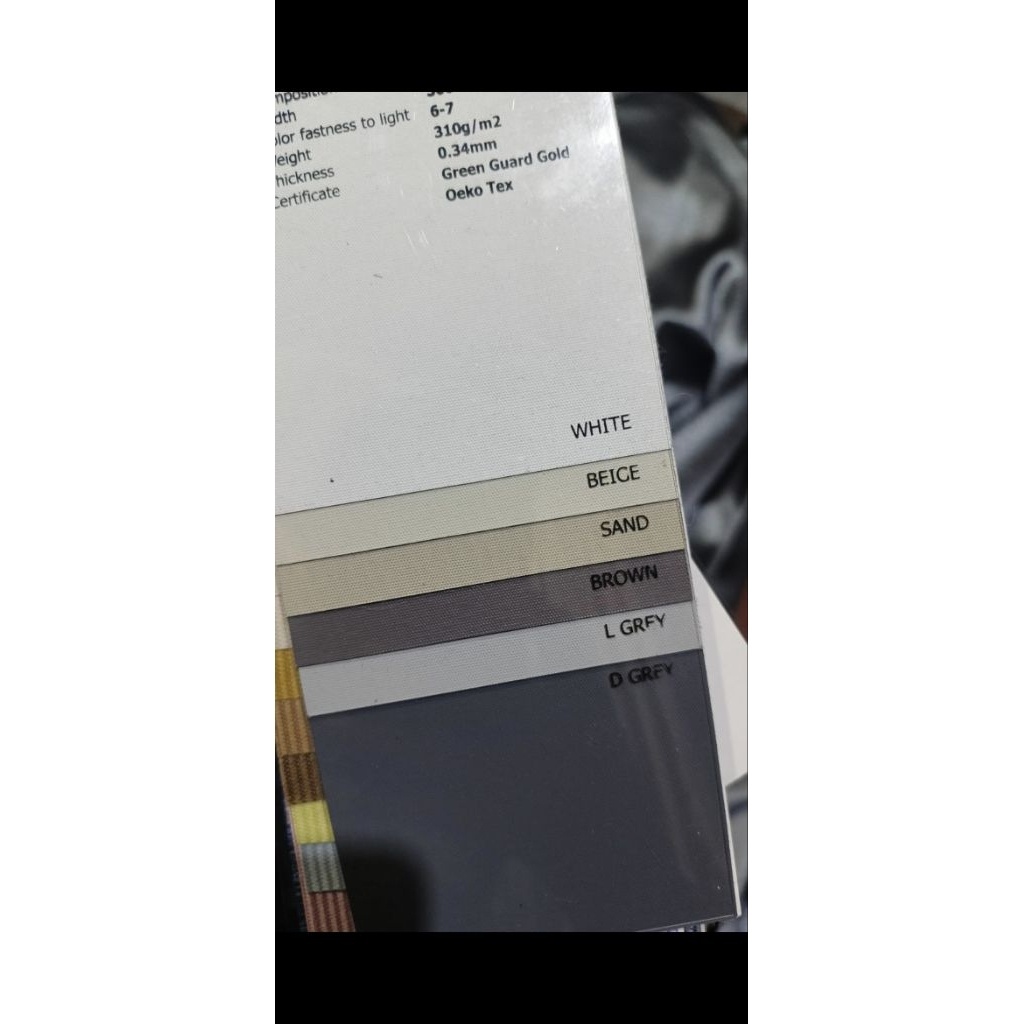 Roller blinds Tirai Gulung Jendela Minimalis