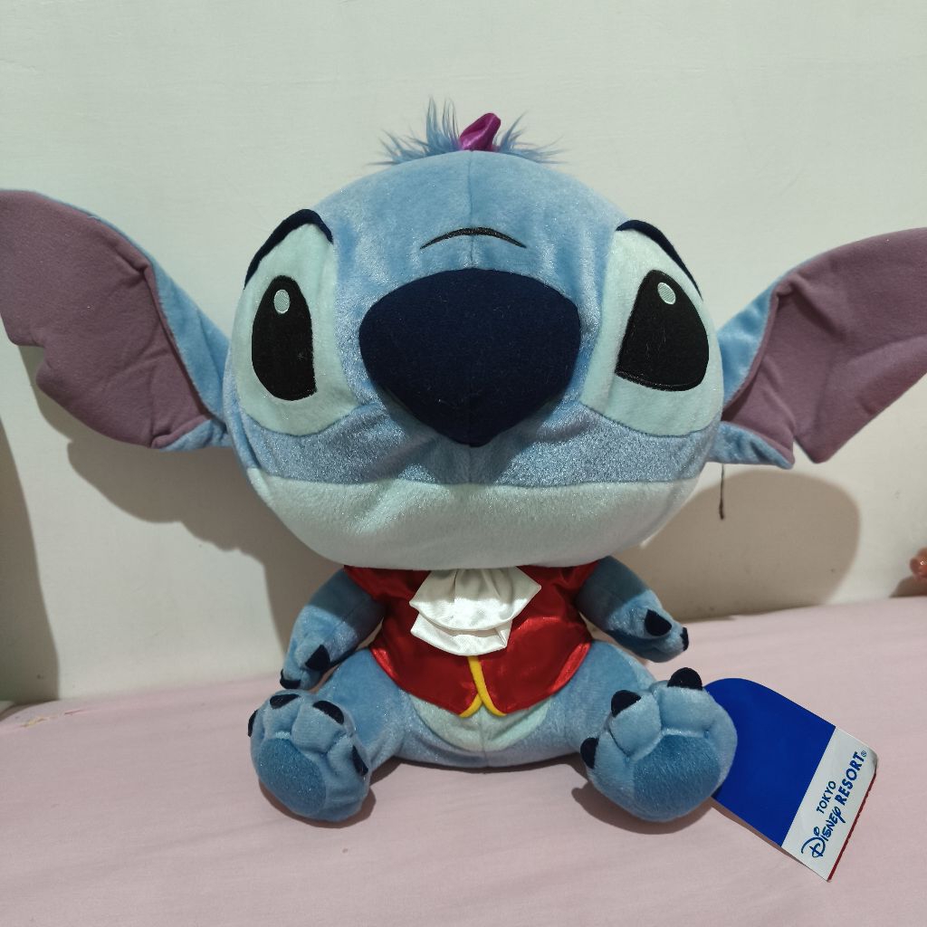 Preloved Boneka Stitch NEWTAG kostum merah Jumbo Tokyo Disney Sea