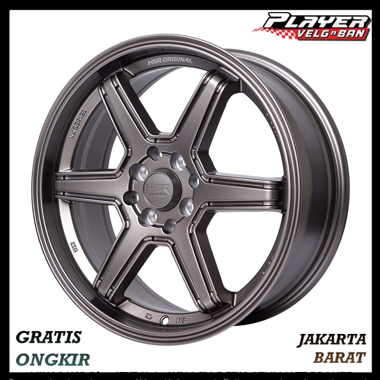 FELEK MOBIL RING17 PALANG6 UNTUK VELOZ KIJANG RAIZE VELG HSR MINAS R17 L7 PCD4X100/4X114,3 ET42