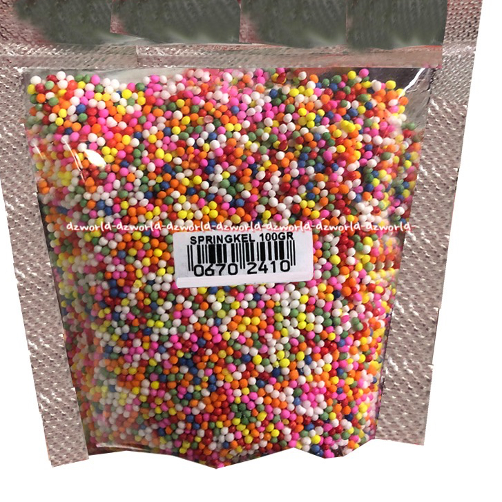 

Springkle 100gr Toping Hiasan Kue Manik Manik Tabur Pada Kue Ultah Membuat Kue lebih Bagus Springkel