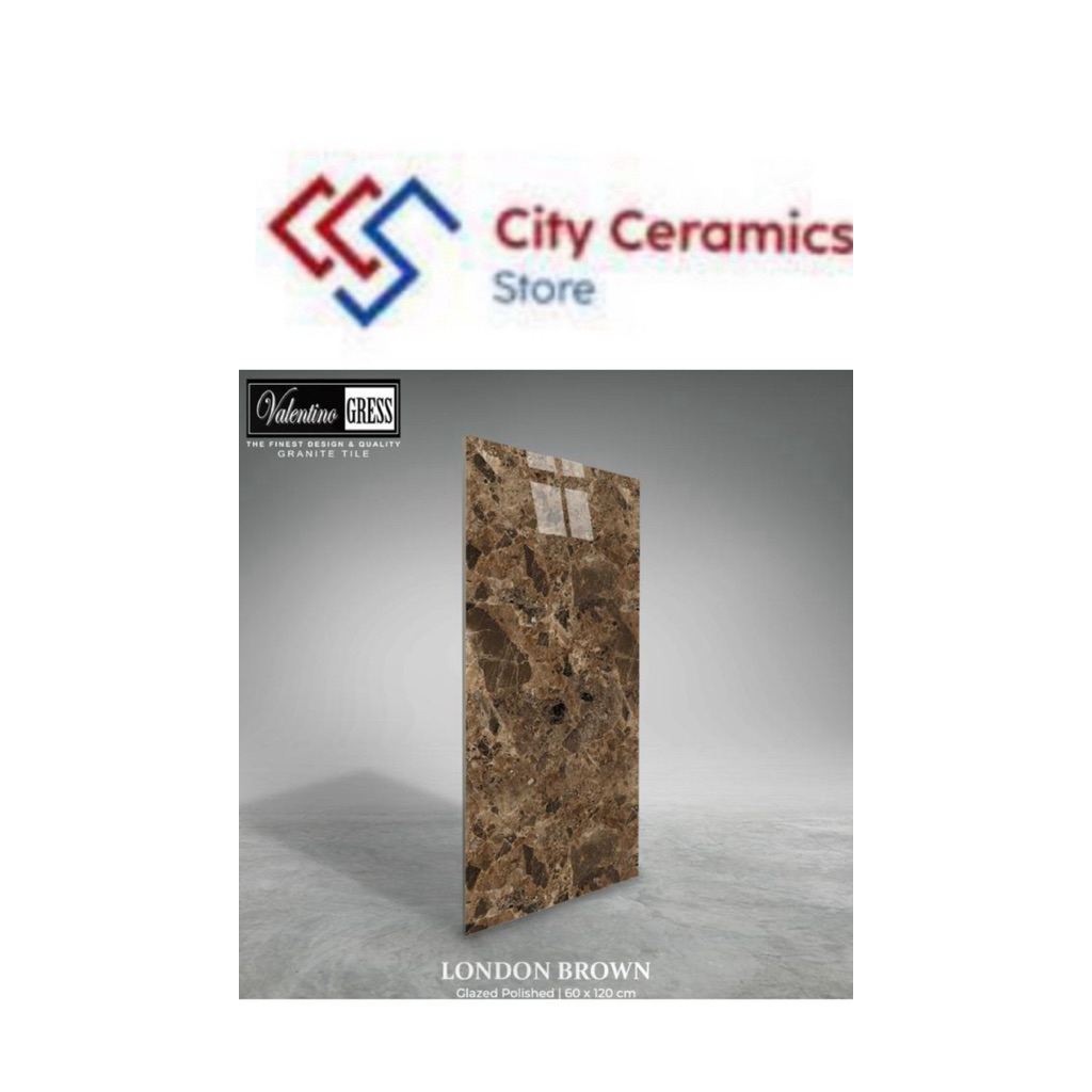 VALENTINO GRESS LONDON BROWN 60x120