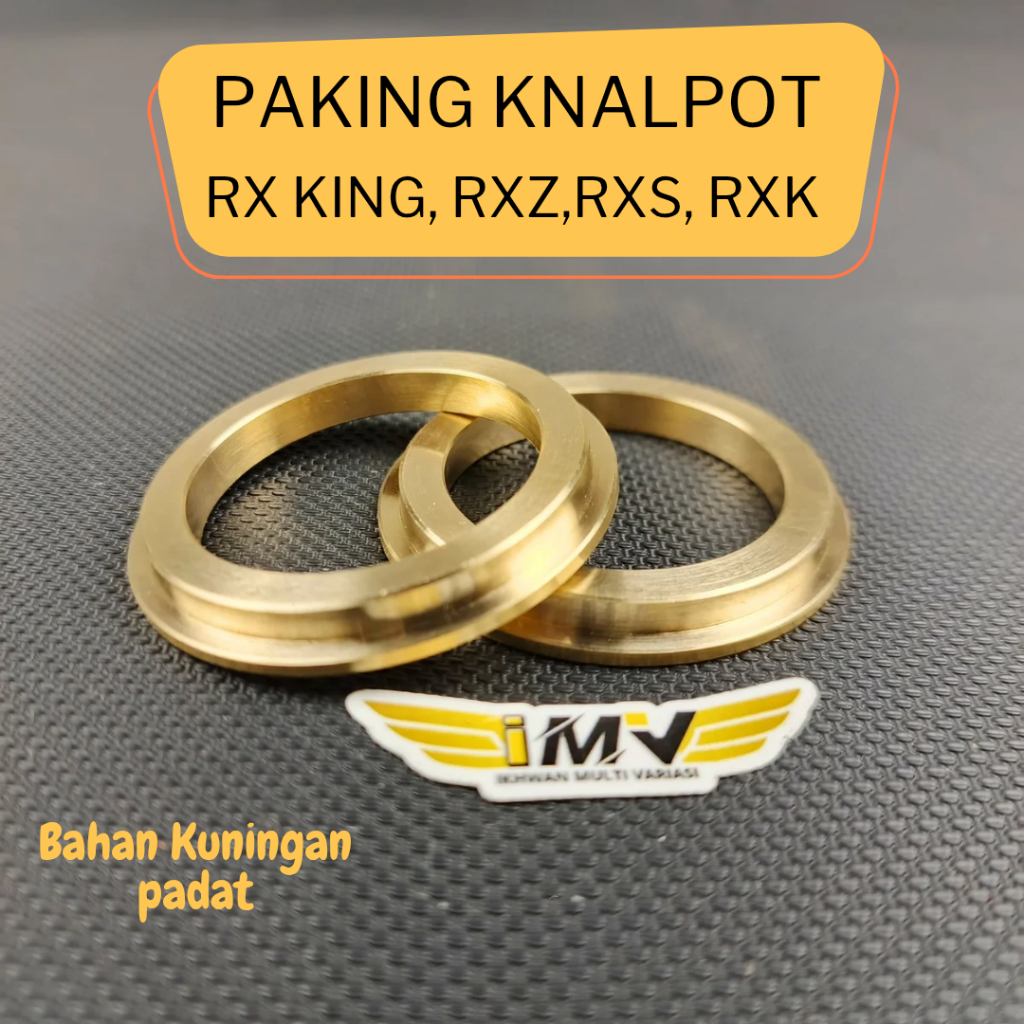 Paking Perpak Knalpot Rx King Rxz Rx Special Yt115 Bahan Kuningan Padat Paking Knalpot Rx King Rxz R