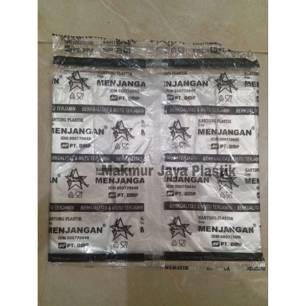(1 Ikat = 10 Pak) Kresek Menjangan Ukuran 24/Kresek Menjangan 24