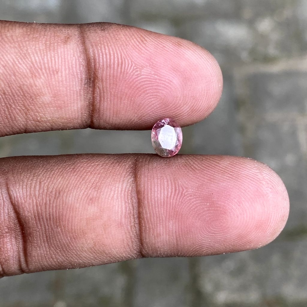 Natural Pink Tourmaline Batu Pink Tourmaline Batu Turmaline Ukuran Kecil Dim 7x5.5x3.5
