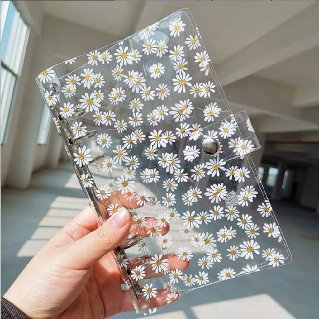 

Binder A6 MOTIF DAISY FLOWER / binder keuangan A6 motif bunga
