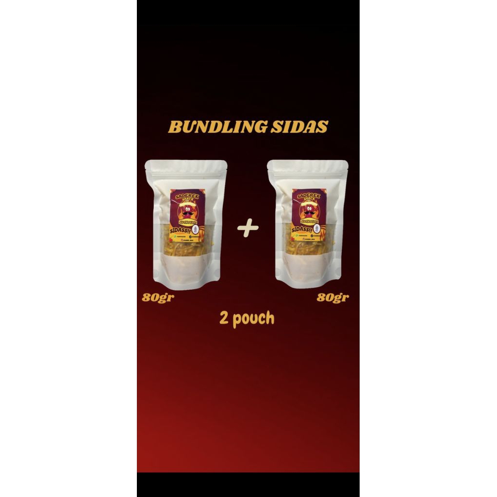 

Bundling SIDAS By SADEREK snack pouch